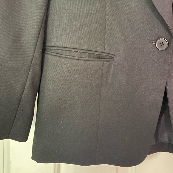 VTG Pendleton 8 black blazer button 100% wool - Picture 5 of 10